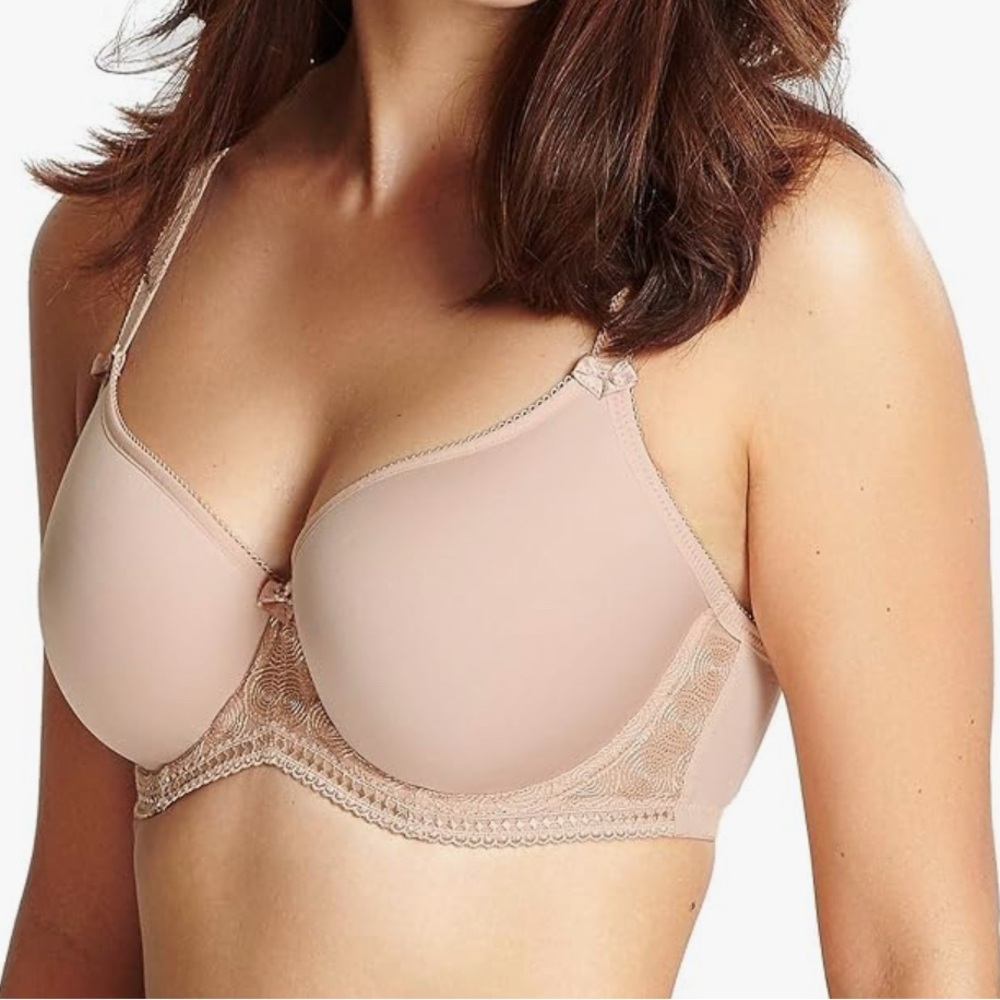Panache Cari Spacer T-Shirt Bra, Champagne, 38F